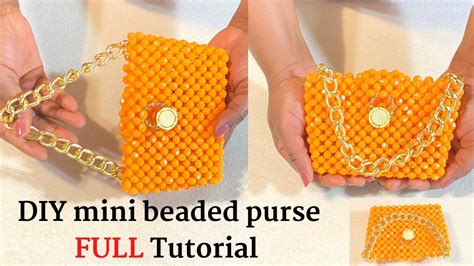 how to make beaded gucci pattern|How to Make Beaded Bags and Purses.